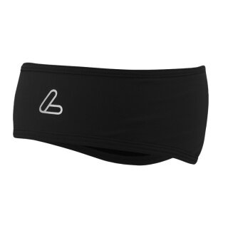 Löffler Stirnband Mono Flaps Headband (hochelastisch) schwarz