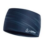 Löffler Stirnband Snowfall Design Headband (hochelastisch) dunkelblau