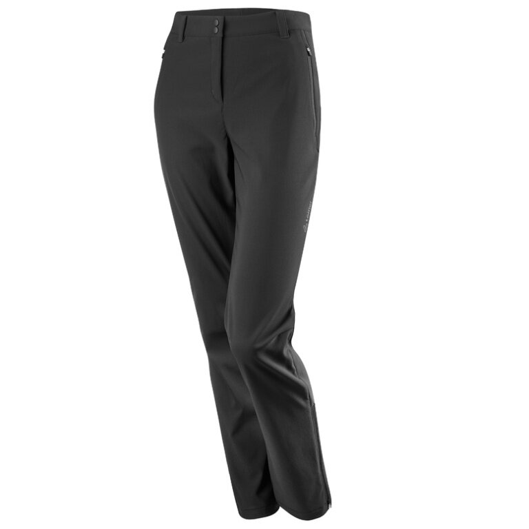 Löffler Fahrradhose Alaska ASW Bike Pant (wärmeisolierend, winddicht, elastisch) schwarz Damen