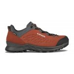 Lowa Wander-Travelschuhe Explorer Low GTX (Veloursleder, wasserdicht) rostrot/grau Herren