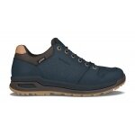 Lowa Alltag-Travelschuhe Locarno Low GTX (Nubukleder, wasserdicht) navyblau Herren