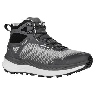 Lowa Trail-Laufschuhe Fortux GTX QC (Speed-Hiking, wasserdicht) schwarz/weiss Damen