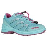 Lowa Wanderschuhe Maddox Low GTX Junior (Textil/Synthetik, wasserdicht) baltikblau/fuchsia Kinder