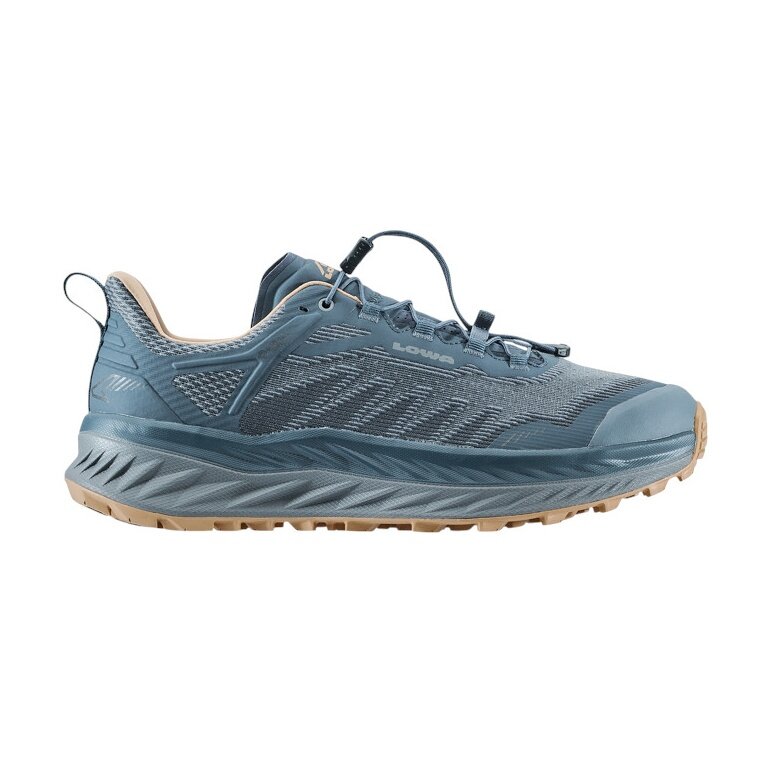 Lowa Trail-Laufschuhe Fortux GTX (wasserdicht) 2024 navyblau/dune Herren