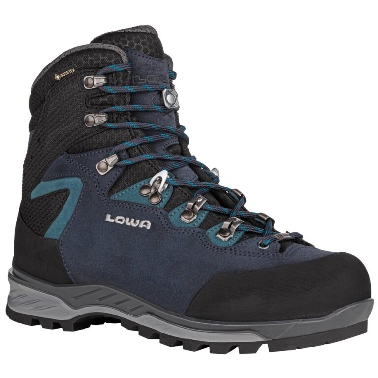 Lowa Wander-Trekkingschuhe Lavena Evo GTX (Veloursleder, wasserdicht) navyblau/petrol Damen