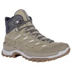 Lowa Wanderschuhe Innovo Mid (Veloursleder/Textil) braun/grau Damen