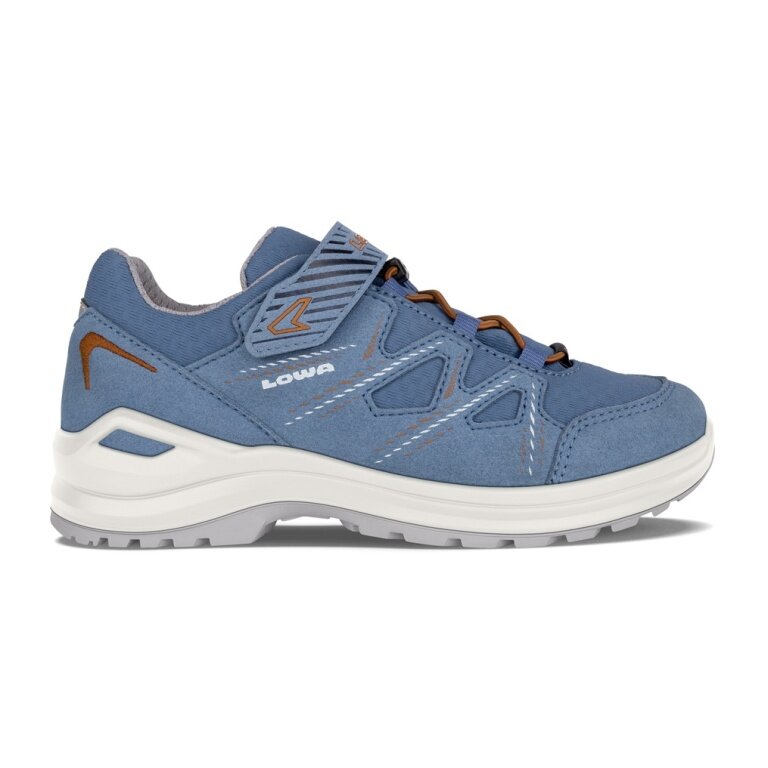 Lowa Wanderschuhe Innox Evo GTX Low (Synthetik/Textil, wasserdicht) blau/rost Kleinkinder