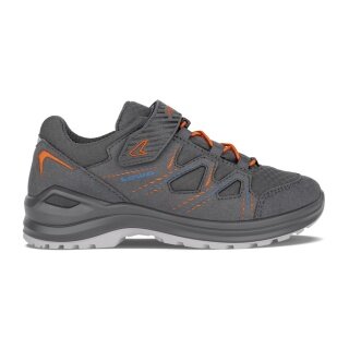 Lowa Wanderschuhe Innox Evo GTX Low (Synthetik/Textil, wasserdicht) graphitegrau/flame Kleinkinder