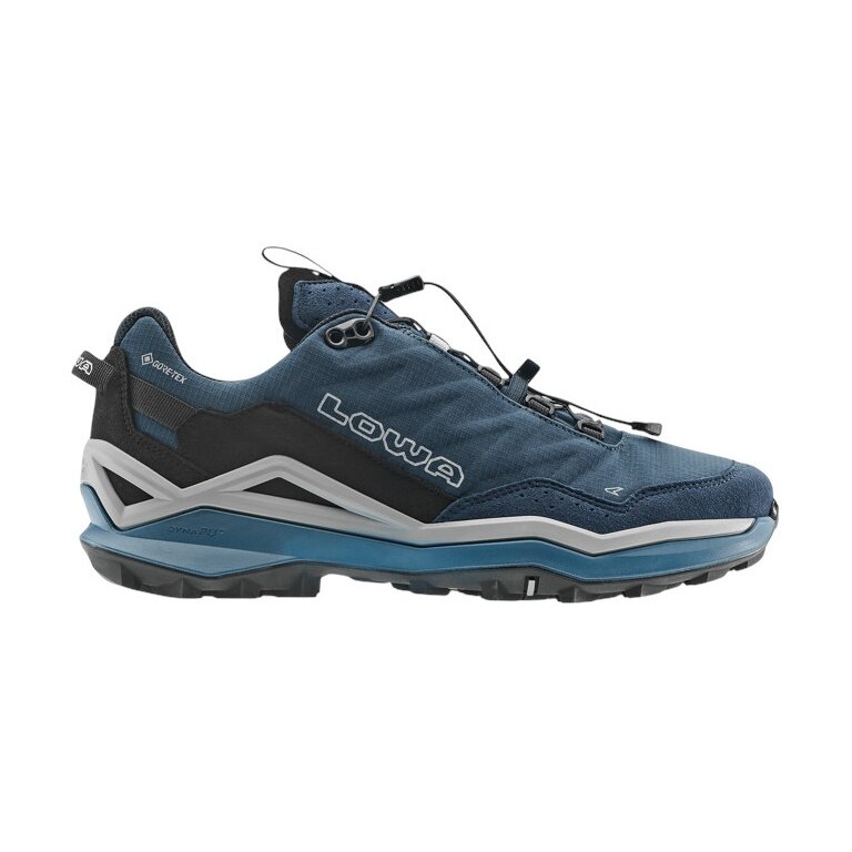 Lowa Wanderschuhe Maddox Pro Low GTX SL (Fast-Hiking, Textil/Synthetik, wasserdicht) navyblau/marineblau Herren