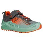 Lowa Wanderschuhe Merger GTX Junior Velcro (Multifunktion, wasserdicht, Klett­ver­schluss) arktisblau/flame Kleinkinder