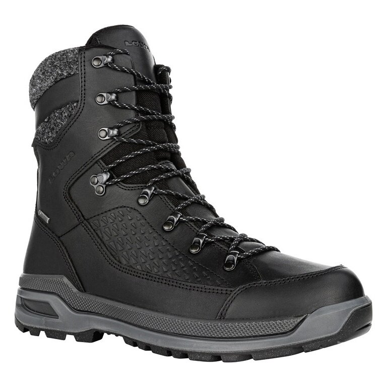 Lowa Wanderschuhe Renegade Evo Ice GTX (Winter, Glattleder, wasserdicht) 2024 schwarz Herren