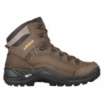 Lowa Wanderschuhe Renegade Mid Wide GTX (All-Terrain, Nubukleder, wasserdicht, weit) sepiabraun Herren