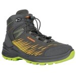 Lowa Wanderschuhe Zirrox GTX MID Junior (Multifunktion, wasserdicht) anthrazitgrau/flame Kinder