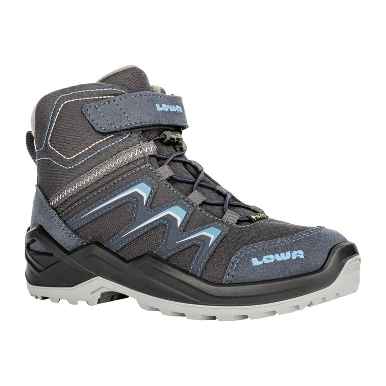 Lowa Winterschuhe Maddox Warm Mid GTX (Textil/Synthetik, wasserdicht) 2024 stahlblau Kinder