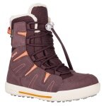 Lowa Winterstiefel Lucy GTX (Veloursleder/Textil, wasserdicht) 2024 graperot/melone Kinder