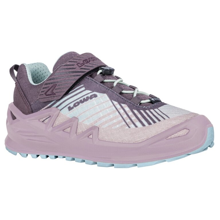 Lowa Wanderschuhe Merger GTX Junior Velcro (Multifunktion, wasserdicht, Klett­ver­schluss) 2025 rose/arktis Kleinkinder