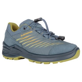 Lowa Wanderschuhe Zirrox II GTX Low Junior (Multifunktion, wasserdicht) 2025 petrolblau/senf Kleinkinder