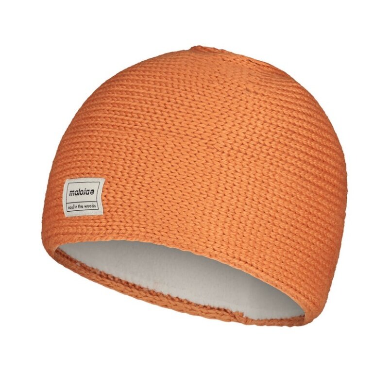 Maloja Strickmütze (Beanie) BrombeereM - orange