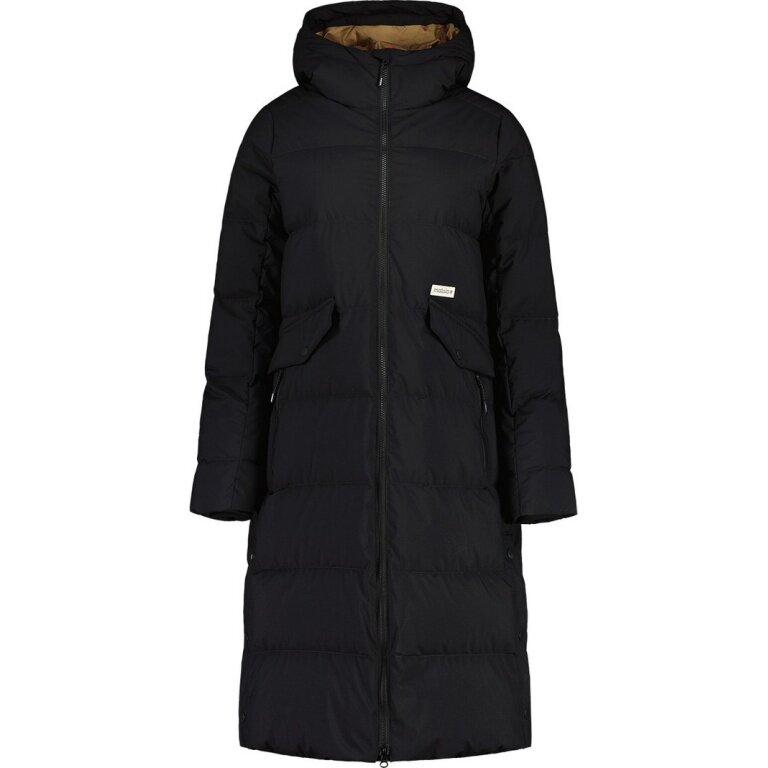 Maloja Wintermantel AnkogelM Urban ReDown Coat (2-Lagen, winddicht, sehr warm) schwarz Damen