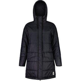 Maloja Wintermantel FossanM Urban Puffer Coat (PrimaLoft® BIO133, winddicht) schwarz Damen