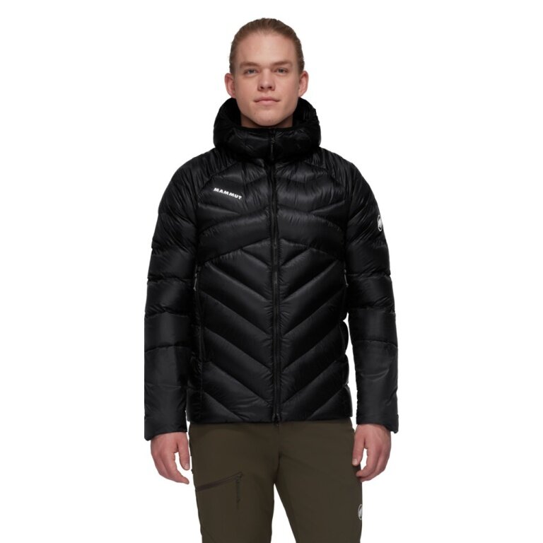 Mammut Daunenjacke Taiss Insulated Hooded (sehr leicht, wasserabweisend) schwarz Herren