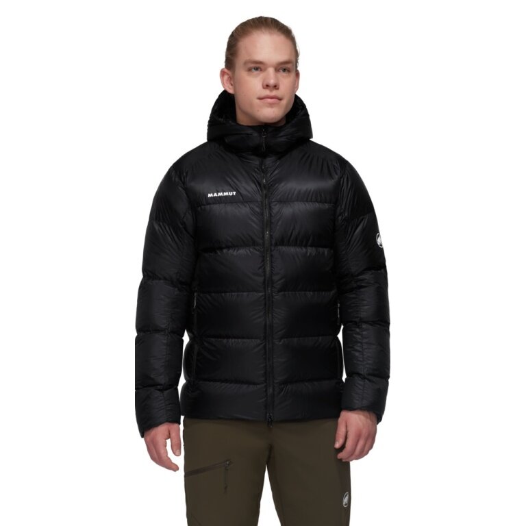 Mammut Winter-Daunenjacke Taiss Pro Insulated Hooded (strapazierfähig, wasserabweisend) schwarz Herren