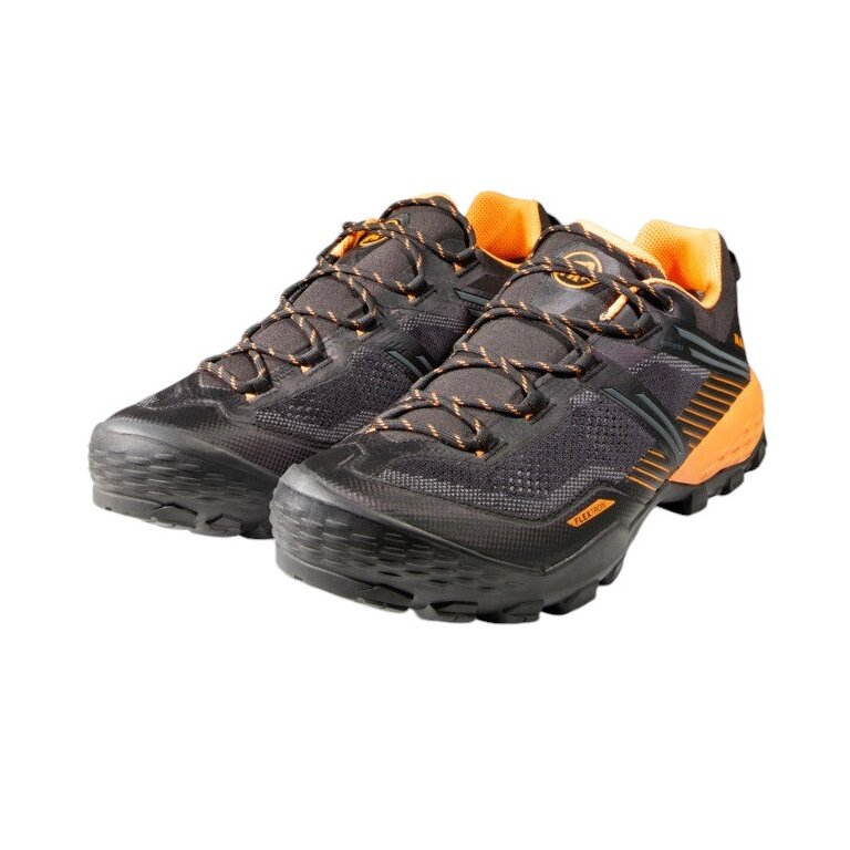 Mammut Wanderschuhe Ducan II Low GTX (wasserdicht) 2024 schwarz/orange Herren