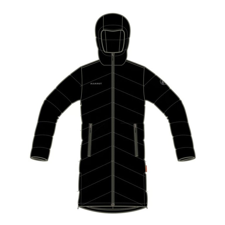 Mammut Winter-Daunenparka Fedoz Insulated Hooded (wind- und wasserabweisend) schwarz Damen