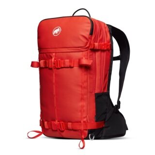 Mammut Winter-Wanderrucksack Nirvana (für Skitouren) rot/schwarz - 22 Liter