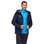 Mammut Wander-Winterjacke Convey 3in1 Hardshell (wasserdicht, leicht) 2024 marineblau/blau Herren