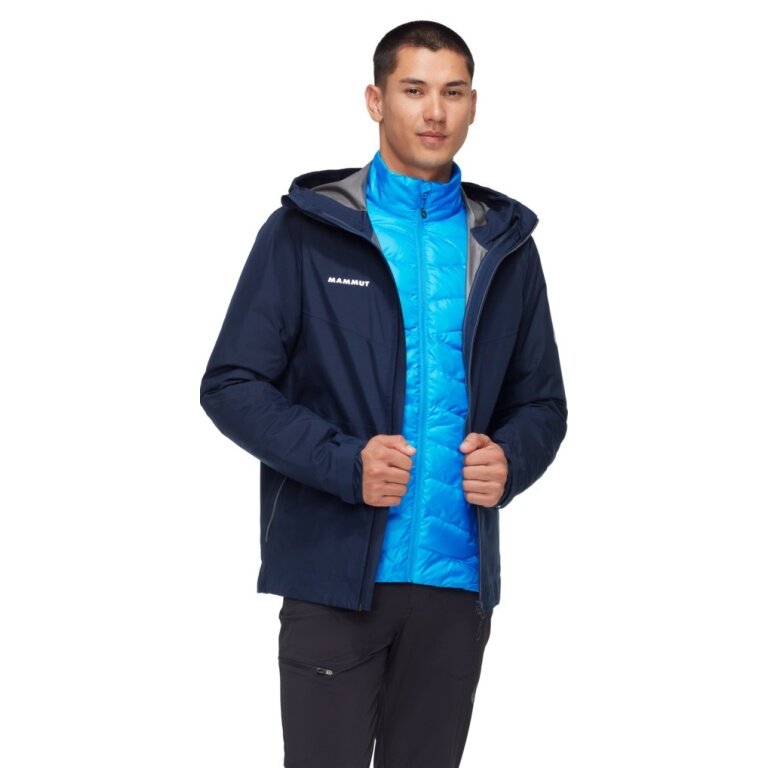 Mammut Wander-Winterjacke Convey 3in1 Hardshell (wasserdicht, leicht) 2024 marineblau/blau Herren