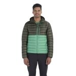 Marmot Winter-Daunenjacke Highlander Hoody dunkelgrün/grün Herren