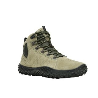 Merrell Sneaker Wrapt Mid WP (Minimal-Laufschuhe, Leder, wasserdicht) olivegrün/schwarz Herren