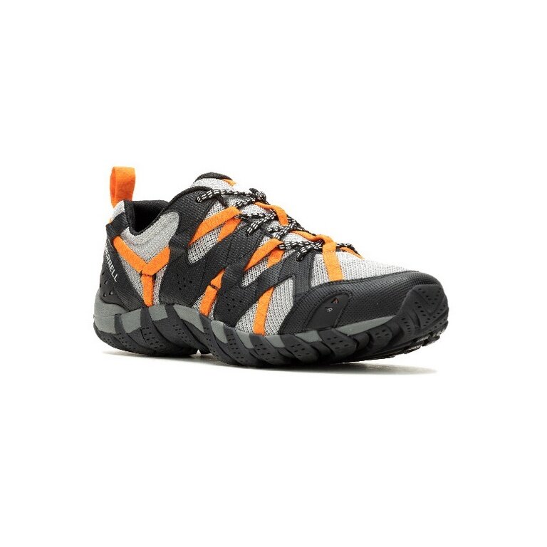 Merrell Trail-Laufschuhe Waterpro Maipo 2 ( Synthetik/Mesh, wasserabweisend) schwarz/orange Herren