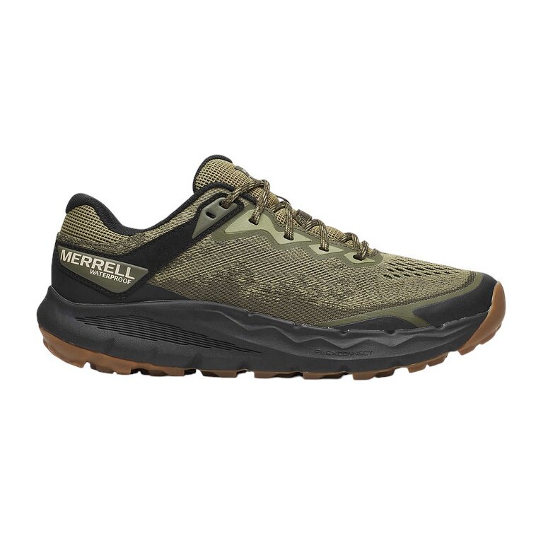 Merrell Trail-Laufschuhe Nova 4 WP (wasserdicht) grün/schwarz Herren