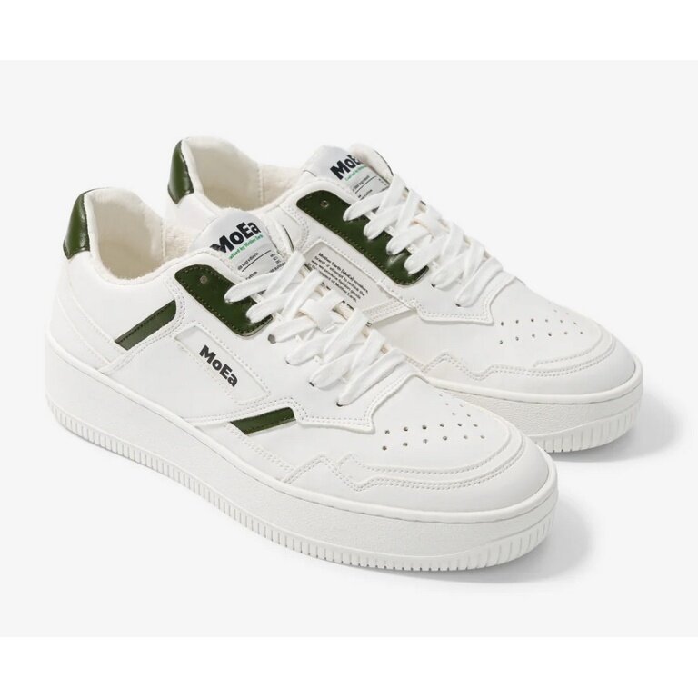 MoEa Sneaker Gen1 Kaktus White & Green - weiss/grün