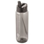 Nike Trinkflasche TR Renew Recharge Straw Bottle (mit Trinkhalm) anthrazitgrau 700ml