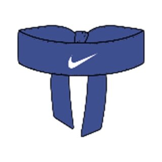 Nike Stirnband Premier Head Tie Rafael Nadal royalblau - 1 Stück