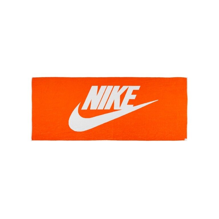 Nike Duschtuch Club Pool Towel (Baumwolle) orange/weiss 170x70cm