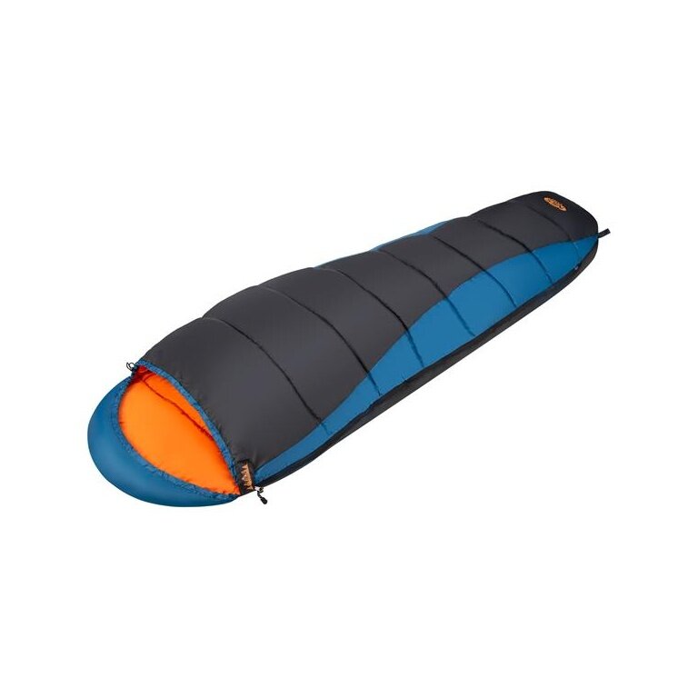 Nils Camp Schlafsack NC2012 (2-Jahreszeiten-Schlafsack) 190x80cm schwarz/marineblau/orange