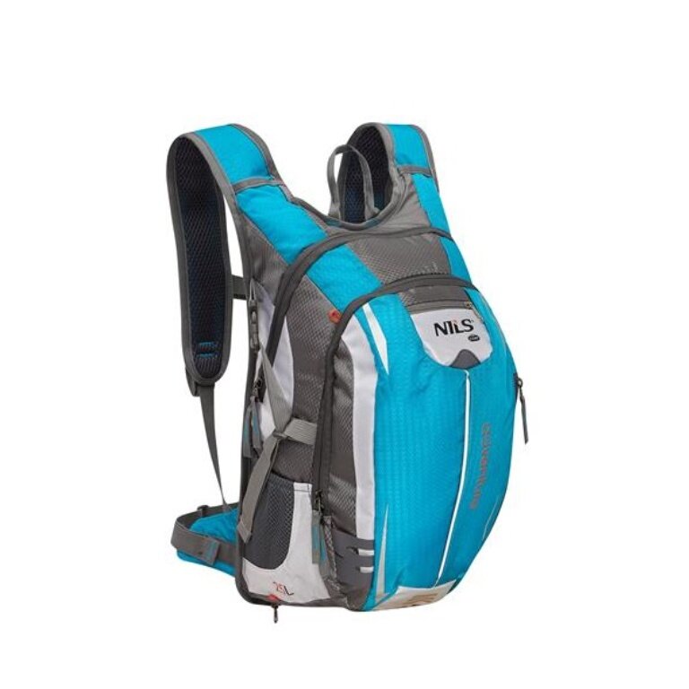 Nils Camp Wanderrucksack NC1766 Adventure (für Tagestouren) blau/grau 25 Liter