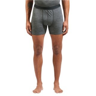 Odlo Unterwäsche Boxershort Merino 160 Natural (Merinowolle) grau melange Herren - 1 Stück