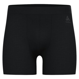 Odlo Unterwäsche Boxershort Merino 160 Natural (Merinowolle) schwarz Herren - 1 Stück