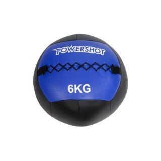 Powershot Medizinball 6kg schwarz/blau