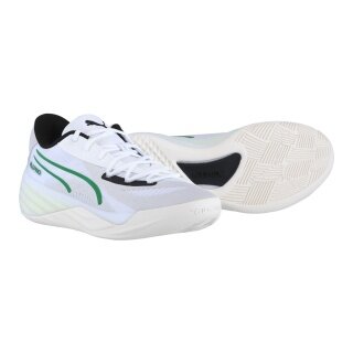 Puma Hallen-Indoorschuhe All-Pro Nitro (Basketball) weiss/grau Herren