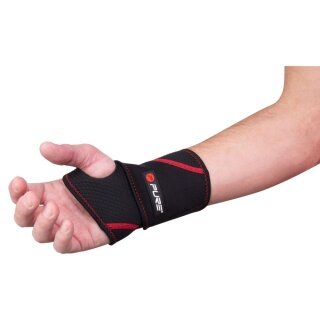 Pure2Improve Handgelenkbandage Wrist Support mit Daumenhalterung schwarz - 1 Stück