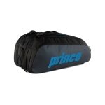 Prince Tennis-Racketbag Tour 3 Comp (Schlägertasche, 3 Hauptfächer, Thermofach) 2025 schwarz/blau 12er