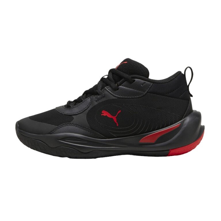 Puma Hallen-Indoorschuhe Playmaker Pro schwarz/rot Kinder