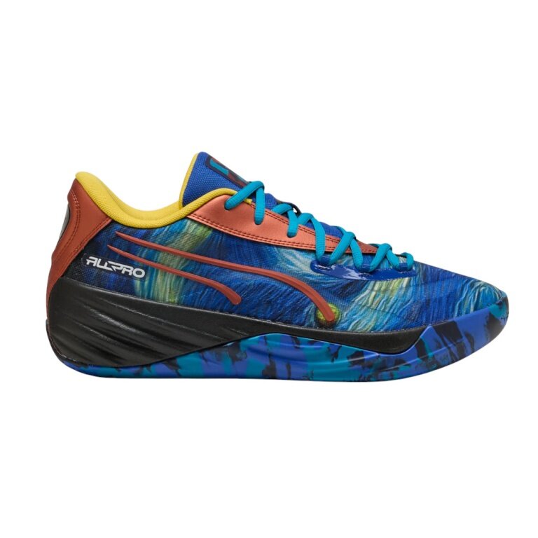 Puma Hallen-Indoorschuhe All-Pro Nitro Dylan Exhibit (Basketball) blau/bunt Herren