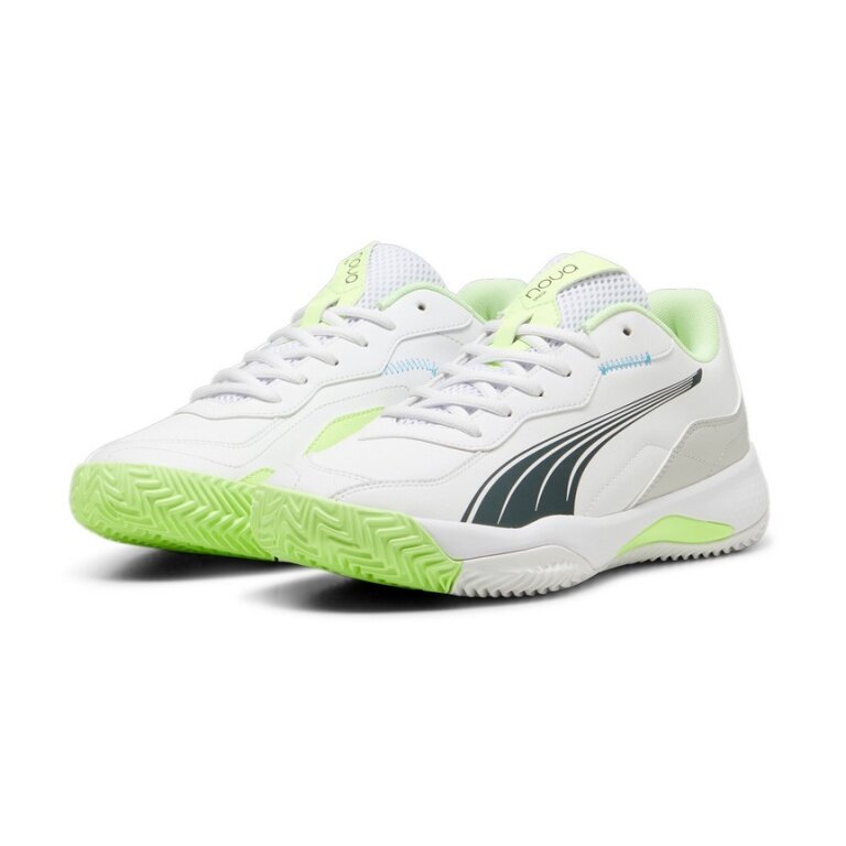 Puma Tennisschuhe Nova Smash Allcourt weiss lime Herren online bestellen